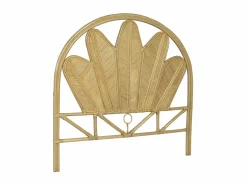 Vente-unique Cabecero de cama de 140 cm de ratán de color natural - CHELINA