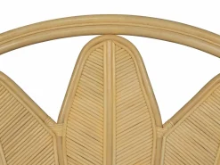 Vente-unique Cabecero de cama de 140 cm de ratán de color natural - CHELINA