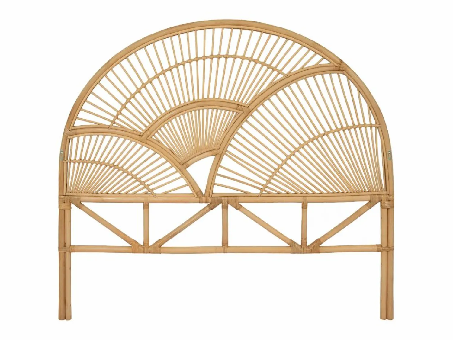 Best Vente-unique Cabecero de cama de 140 cm en ratán de color natural - EFELA Color natural claro