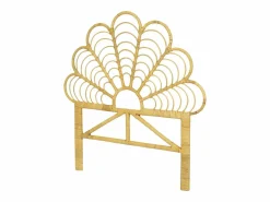 New Cabecero de cama de 110 cm en mimbre color natural - FLOSIA Muebles Niño|Cabecero Y Puente De Cama