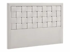 Best Cabecero de cama tejido 160 cm en terciopelo - JENNA Cabecero Y Puente De Cama