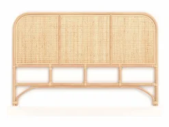 Discount Rendez-Vous Déco Cabecero de 140cm en ratán natural - Grace Marru00f3n