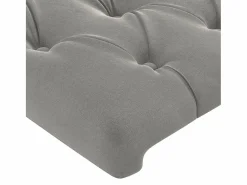 Clicnbuy Cabecero de terciopelo claro 83x23x78/88 cm