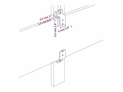 Clicnbuy Cabecero de terciopelo claro 83x23x78/88 cm