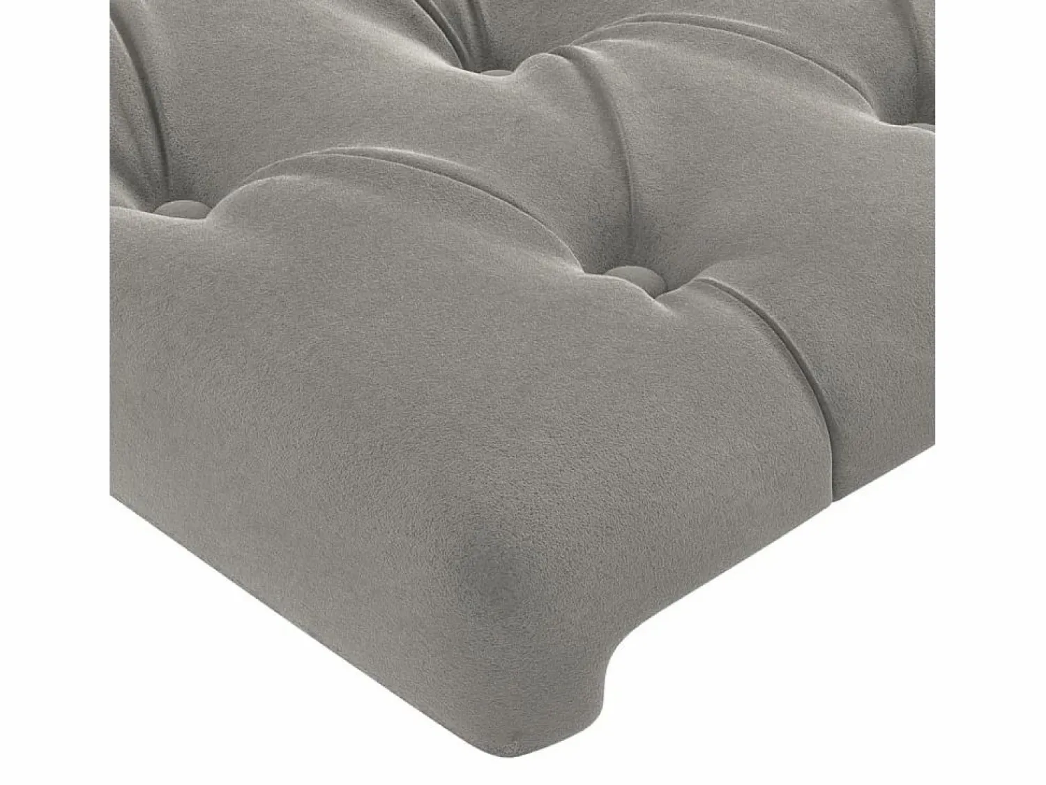 Discount vidaxl Cabecero de terciopelo claro 90x7x78/88 cm Gris