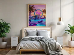 New Cabecero de 155x60cm para Camas de 135 a 150 y Dos mesitas de Noche (Pata Alta, 3 Cajones) - Buyqualia Dormitorio Completo