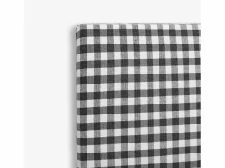 Best Cabecero infantil tapizado en vichy color 110x52cm Negro