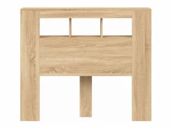 Hot vidaxl Cabecero LED madera ingeniería roble Sonoma 120x18,5x103,5 cm Color natural claro