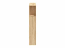 Hot vidaxl Cabecero LED madera ingeniería roble Sonoma 120x18,5x103,5 cm Color natural claro