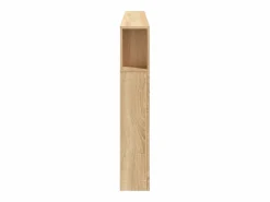 Clicnbuy Cabecero LED madera ingeniería roble Sonoma 220x18,5x103,5 cm