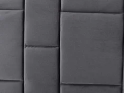 Vente-unique Cabecero moderno de 180 cm en terciopelo oscuro HERMINE