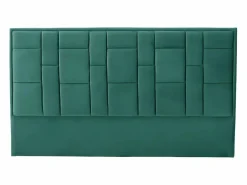 Best Cabecero moderno Hermine de 140 cm en terciopelo verde abeto Cabecero Y Puente De Cama