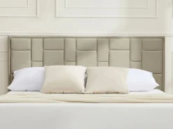 Online Cabecero moderno Hermine de terciopelo color de 160 cm Cabecero Y Puente De Cama