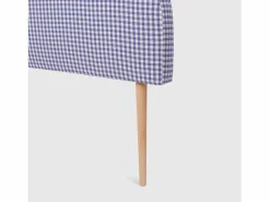 Cabecero tapizado infantil vichy MOON Azul