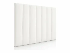 Morfeo Descanso Cabecero tapizado nórdico líneas verticales tela antimanchas para cama 180 cm - 190x125 cm