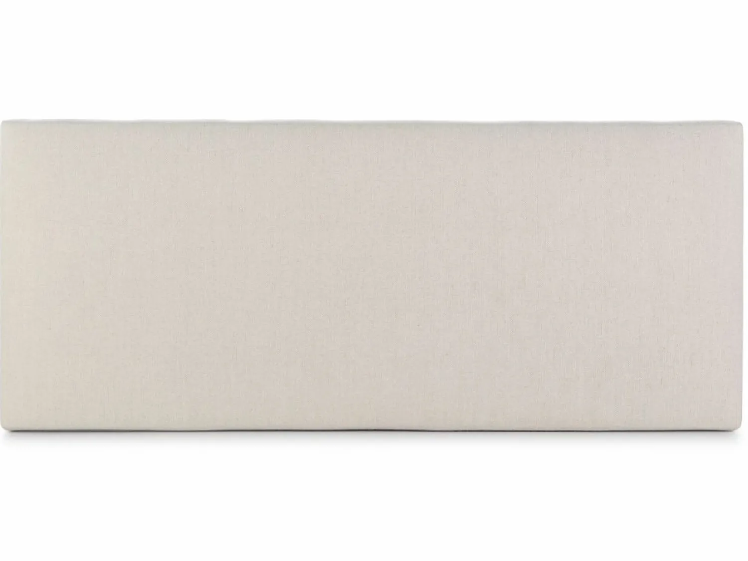 VS Venta-stock Cabecero tapizado Tagomago 160x60 cm de Lino Natural, Acolchado con Espuma, 8 cm de Grosor