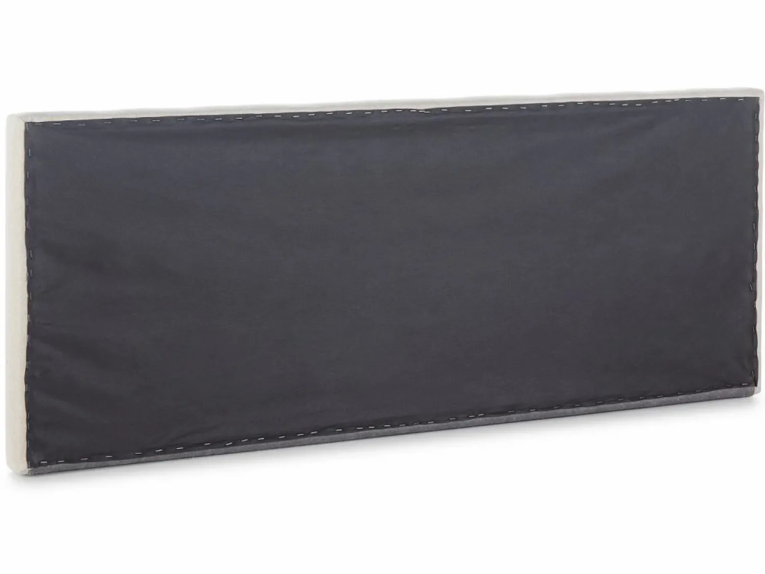 VS Venta-stock Cabecero tapizado Tagomago 160x60 cm de Lino Natural, Acolchado con Espuma, 8 cm de Grosor
