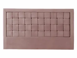 Discount Cabecero tejido de 160 cm, terciopelo viejo. JENNA Cabecero Y Puente De Cama