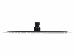 New Cabezal de ducha de lluvia rociador cabezal de ducha accesorio de baño acero inoxidable 30 cm redondo negro 02_0002074 Alcachofa De Ducha, Cabezal