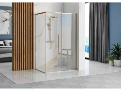 Cabina De Ducha + Plato De Ducha Solar Gold 80X100 Cabina De Ducha