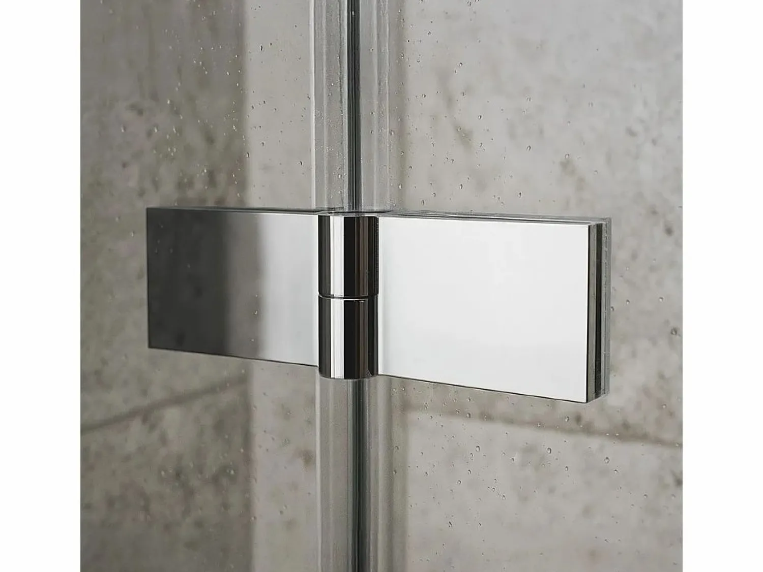 New Rea Cabina De Ducha De Pared Atlas Chrome 120X100 Left Plateado