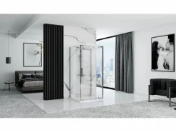 Rea Cabina De Ducha De Pared Rapid Swing 120X80 Chrome