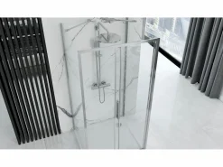 Rea Cabina De Ducha De Pared Rapid Slide Chrome 120X80