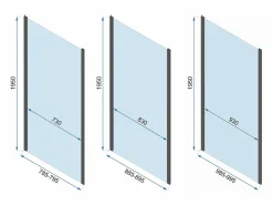 New Cabina De Ducha De Pared Rapid Slide 160X80 Chrome Cabina De Ducha