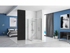 Rea Cabina De Ducha Esquinera Rapid Swing 120X100 Chrome