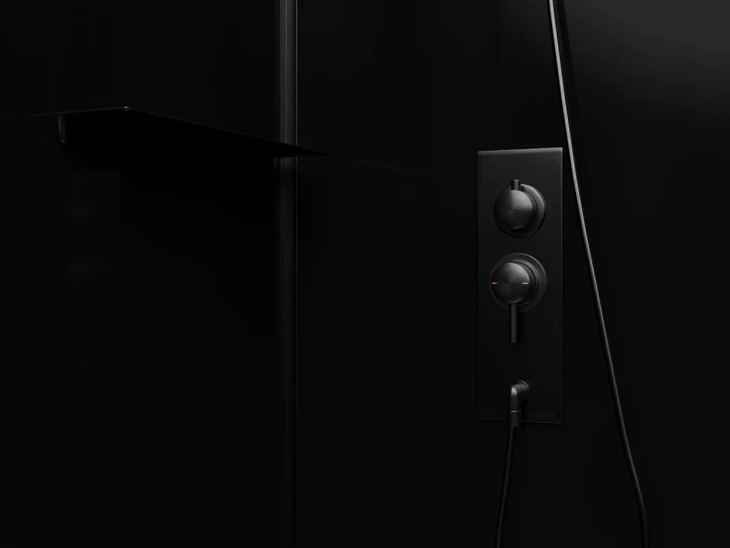Outlet Shower & Design Cabina de ducha esquinera reversible, , L110 x l80 x H225 cm, ZODANI Negro