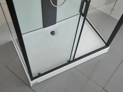 Shower & Design Cabina de ducha hidromasaje, lluvia tropical y ducha de mano PRIMEA - 120 x 80 x 215 cm