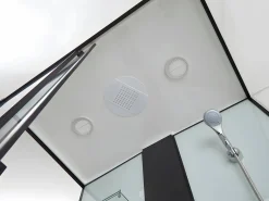 Shower & Design Cabina de ducha hidromasaje, lluvia tropical y ducha de mano PRIMEA - 120 x 80 x 215 cm