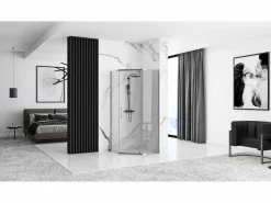 Outlet Rea Cabina De Ducha Axin 90X90 Chrome Gris