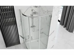 Rea Cabina De Ducha Look 80X80 Chrome