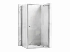 Online Rea Cabina De Ducha Primo Swing 100X70 Chrome Gris