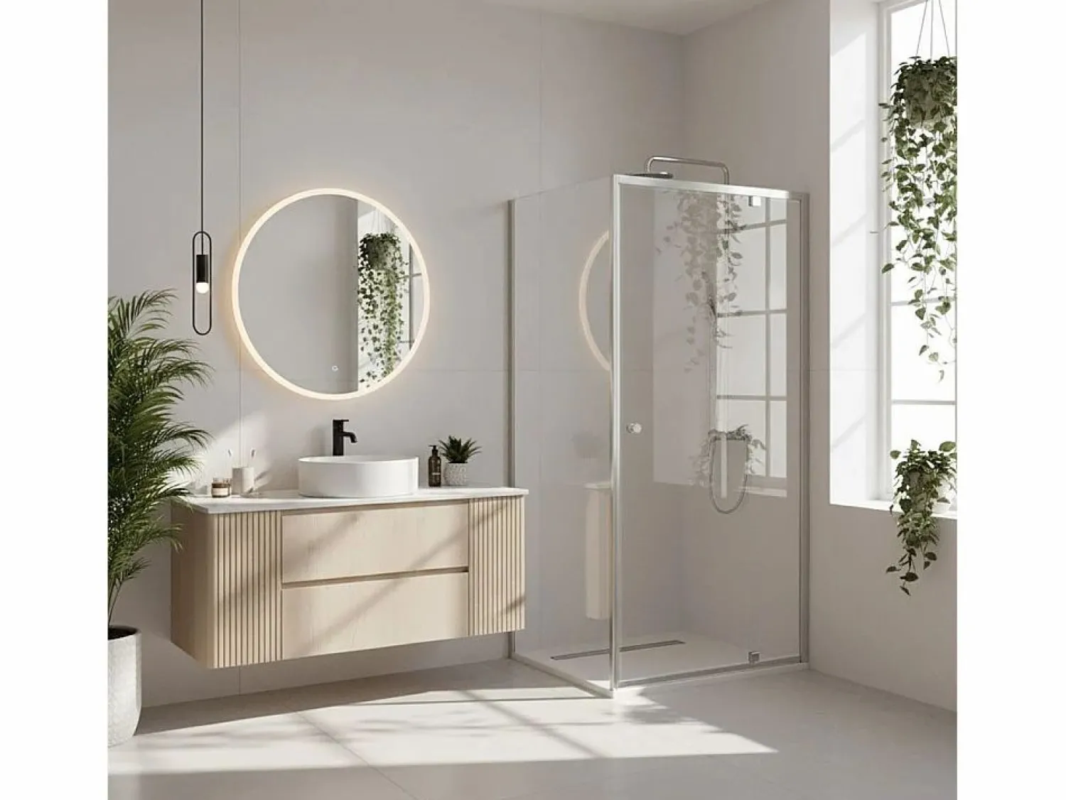 Clearance Rea Cabina De Ducha Primo Swing 100X80 Chrome Gris
