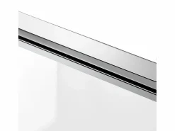 Rea Cabina De Ducha Primo Swing 90X90 Chrome Gris