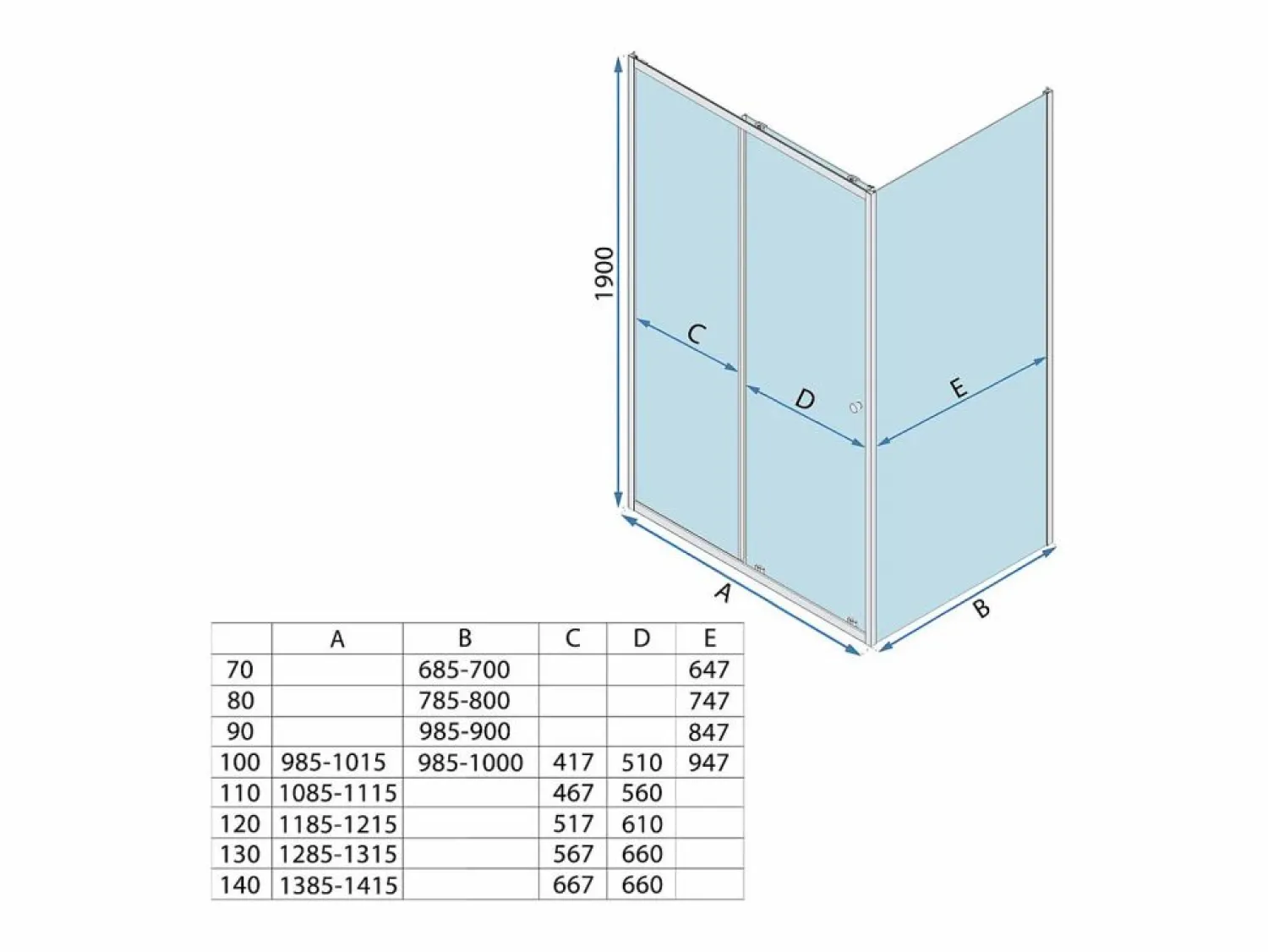 Hot Rea Cabina De Ducha Primo Slide 120X100 Chrome Gris