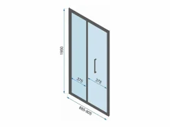 Sale Cabina De Ducha Rapid Fold 100x80 Black Cabina De Ducha