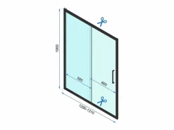 Clearance Cabina De Ducha Rapid Slide 110x80 Black Cabina De Ducha
