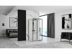 Discount Cabina De Ducha Rapid Swing 70x80 Black Cabina De Ducha