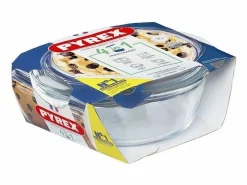 Sale Pyrex Cacerola de vidrio Essentials forma redonda con tapa 1,4L Transparente