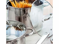 Best Cacerola Ottawa Quid con tapa acero inox Ø28 cm Plateado