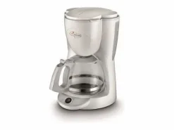 Cafetera de filtro - 1000W - 10 tazas - Blanca Pequeño Electrodoméstico