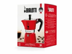 Clearance Bialetti Cafetera Italiana Moka Express 6T Roja - Tradición Italiana en Color! Rojo
