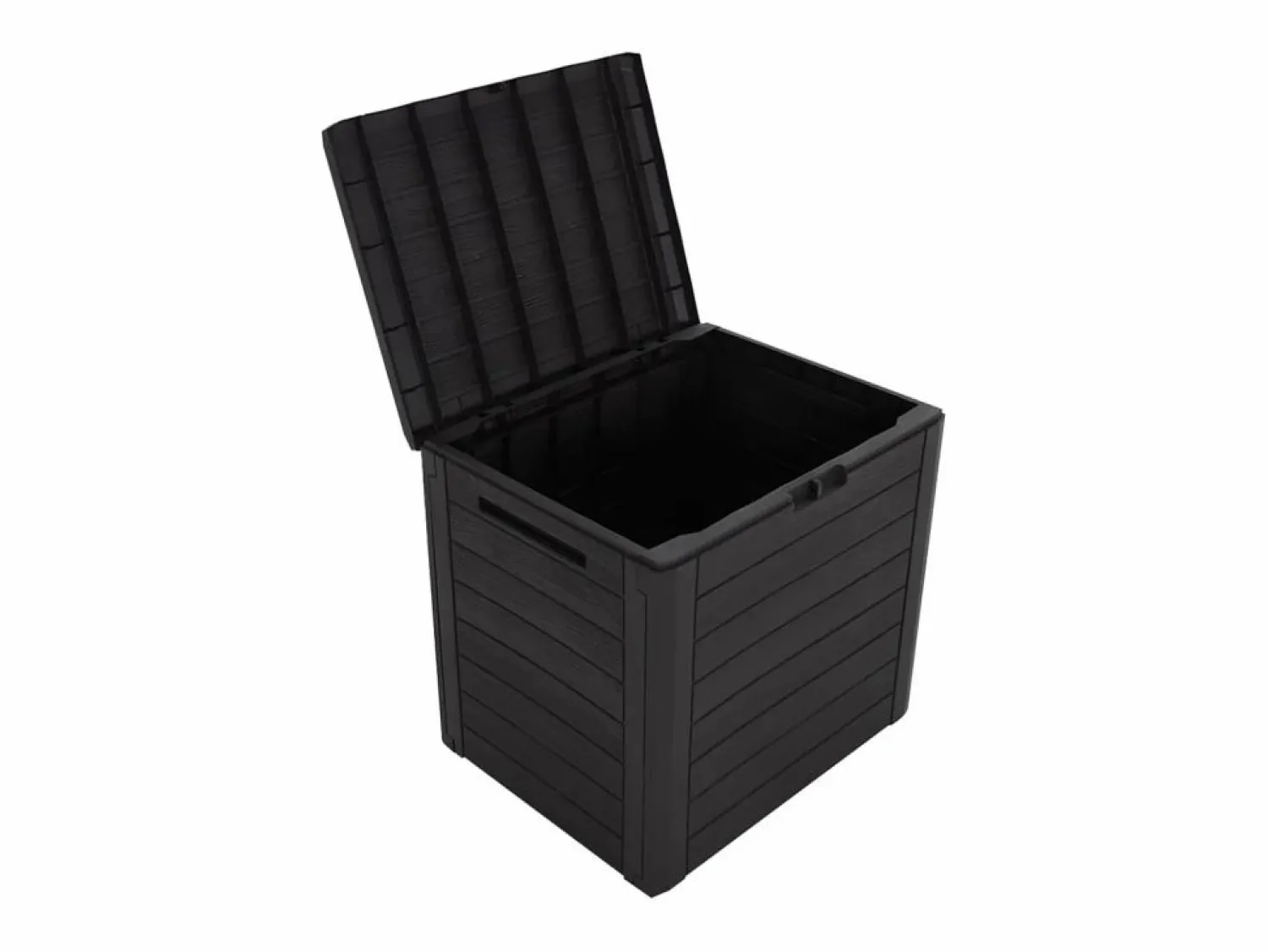 Garden Furniture Cagnes-sur-Mer Caja de almacenaje de jardín polipropileno marrón 58,5x46x55 cm