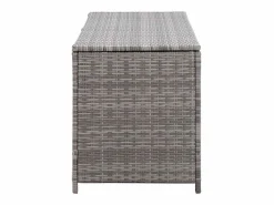 vidaxl Caja de almacenaje de jardín ratán sintético 150x50x60 cm