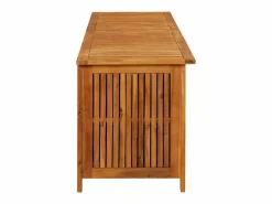 Sale Caja de almacenaje de jardín madera maciza acacia 200x50x58 cm Baúl De Jardín