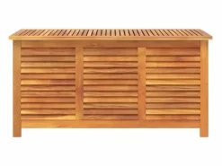 Sale vidaxl Caja de almacenaje de jardín madera maciza acacia 113x50x56 cm Color natural claro