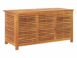 Sale vidaxl Caja de almacenaje de jardín madera maciza acacia 113x50x56 cm Color natural claro